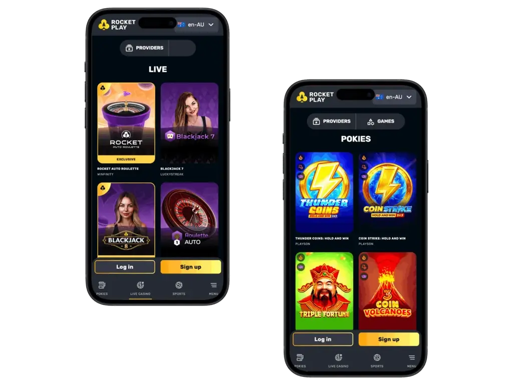 rocket play casino mobile